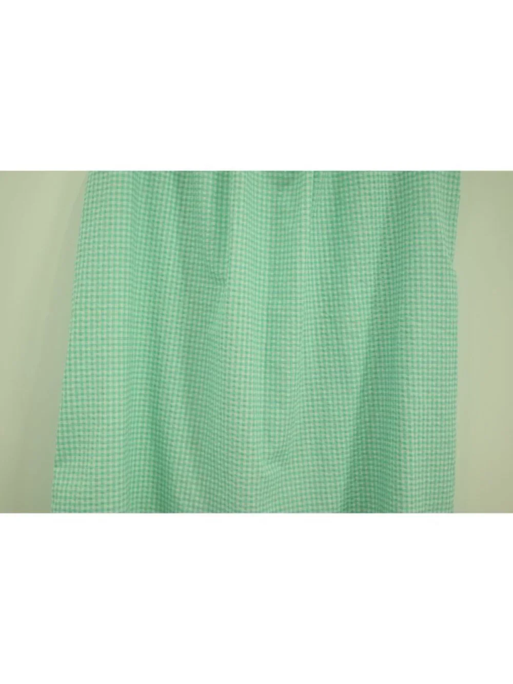 Moon Dance Mint Green Gingham Sleeveless Nightgown House Dress Size  L